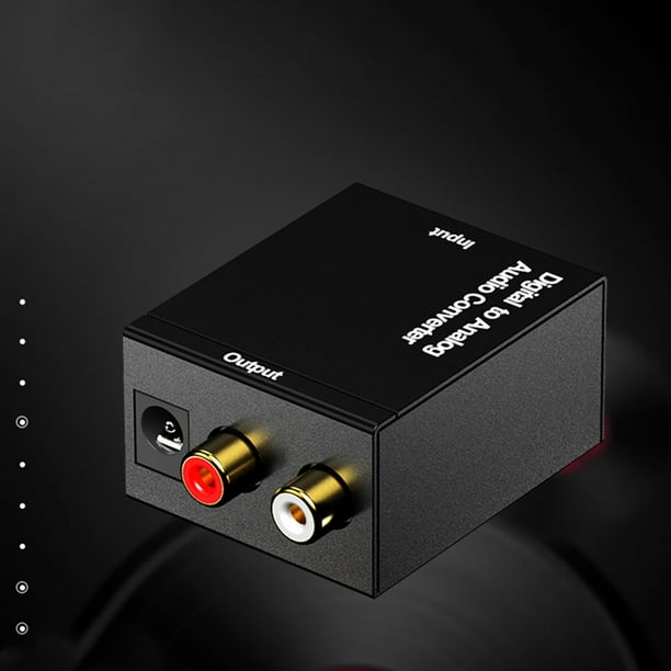 Convertisseur Audio Numérique à Analogique - TD® - Coaxial - RCA L/R - Jack 3,5 Mm - Multi-fonction - Informatique