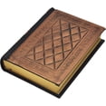 thumbnail image 1 of Diario personal TANGJMXG retro vintage cuero dorado cuaderno tapa dura, 1 of 5