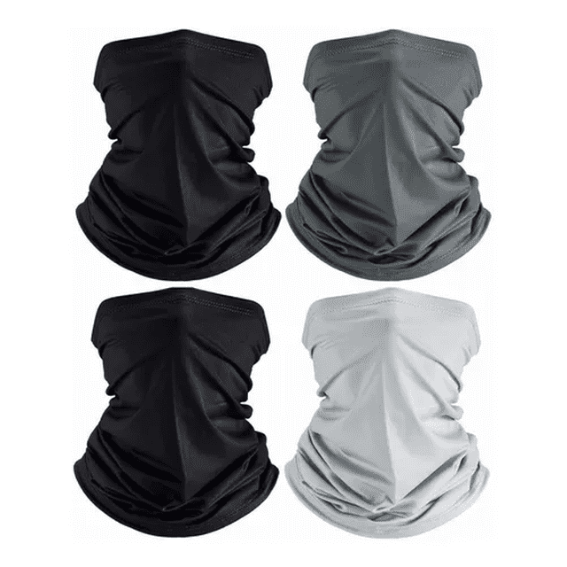 4 Pzs Máscara De Ciclismo Cara Protección Uv Cuello Malubero Malu2105