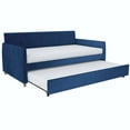 thumbnail image 2 of Mr. Kate Daphne Upholstered Daybed with Roll Out Trundle, No Box Spring Needed, Twin/Twin Size, Dark Gray Linen, 2 of 8