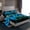 Blue, variant on Castle Fairy Teens Boys Girls Video Game Full Size Sheets 4-Piece,Futuristic Cubes Breathable Bed Sheets,Abstract Gamepads Lightweight Sheet Sets,Luxury Bedroom Decor
