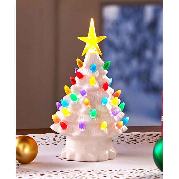 The Lakeside Collection Small Tabletop Christmas Tree White Walmart