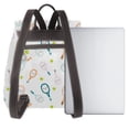 thumbnail image 3 of Logiee Cute Tennis Rackets Print Backpack Purse for Women,Fashion Leather Backpack Purse,Women's Leather Backpack for Work College Travel, 3 of 4