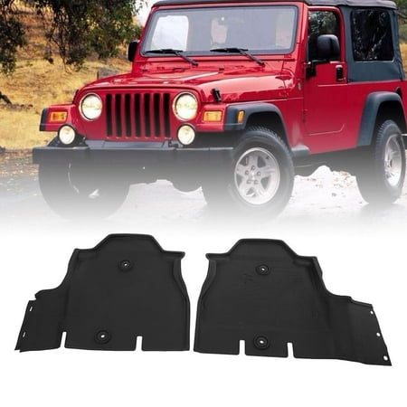 Ejoyous 4pcs Car Floor Mats Floor Liner Front Rear Dust All