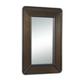 thumbnail image 6 of DecMode 31" x 47" Brown Wall Mirror with Netting Frame, 6 of 9