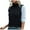 Black, variant on Fesfesfes Women Sweaters Casual Slim Sleeveless Turtleneck Sweater Knitted Pullover Vest or