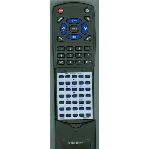 Replacement Remote for PANDIGITAL RTPAN105B, PAN105B, PI7000AW01, PI7002AW, PI1051DWCB, PI8004W01, PI1002DW, PI9001DW, PI1056DW, PI1003DW