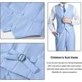 thumbnail image 6 of Lycody 5PCS Boys Formal Slim Suit Teen Dress Clothes Bearer Pants Vest Shirt BowTie or Tie Wedding Ring Outfit for Kids Fit Suit for Graduate Easter, 6 of 7