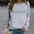thumbnail image 2 of Sweatshirt for Womens Long Sleeve Sweatshirt Womens Pullover Tops Grey Womens Crewneck Sweatshirt Fall Basics Womens Clothing Sweatshirt Women Trendy, 2 of 4