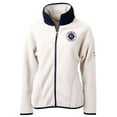 thumbnail image 2 of Women's Cutter & Buck Oatmeal New England Revolution Cascade Eco Fleece Full-Zip Jacket, 2 of 3