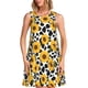 thumbnail image 1 of Fotbe Cow Print Sunflower Vestido de Verano sin Mangas para Mujer – Vestido Midi Línea A, Estilo Camiseta Floral, Vestido Playero Casual y Fluido, 1 of 7