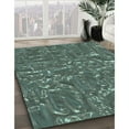 thumbnail image 2 of Ahgly Company Indoor Rectangle Patterned CadetBlue Green Area Rugs, 2' x 3', 2 of 6