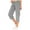 Gray, variant on Womens Fashion Cago Pants Loose Workout Joggers Sweatpants Comfy Cropped Pants High Wasited Athletic Capri Trousers with Pockets