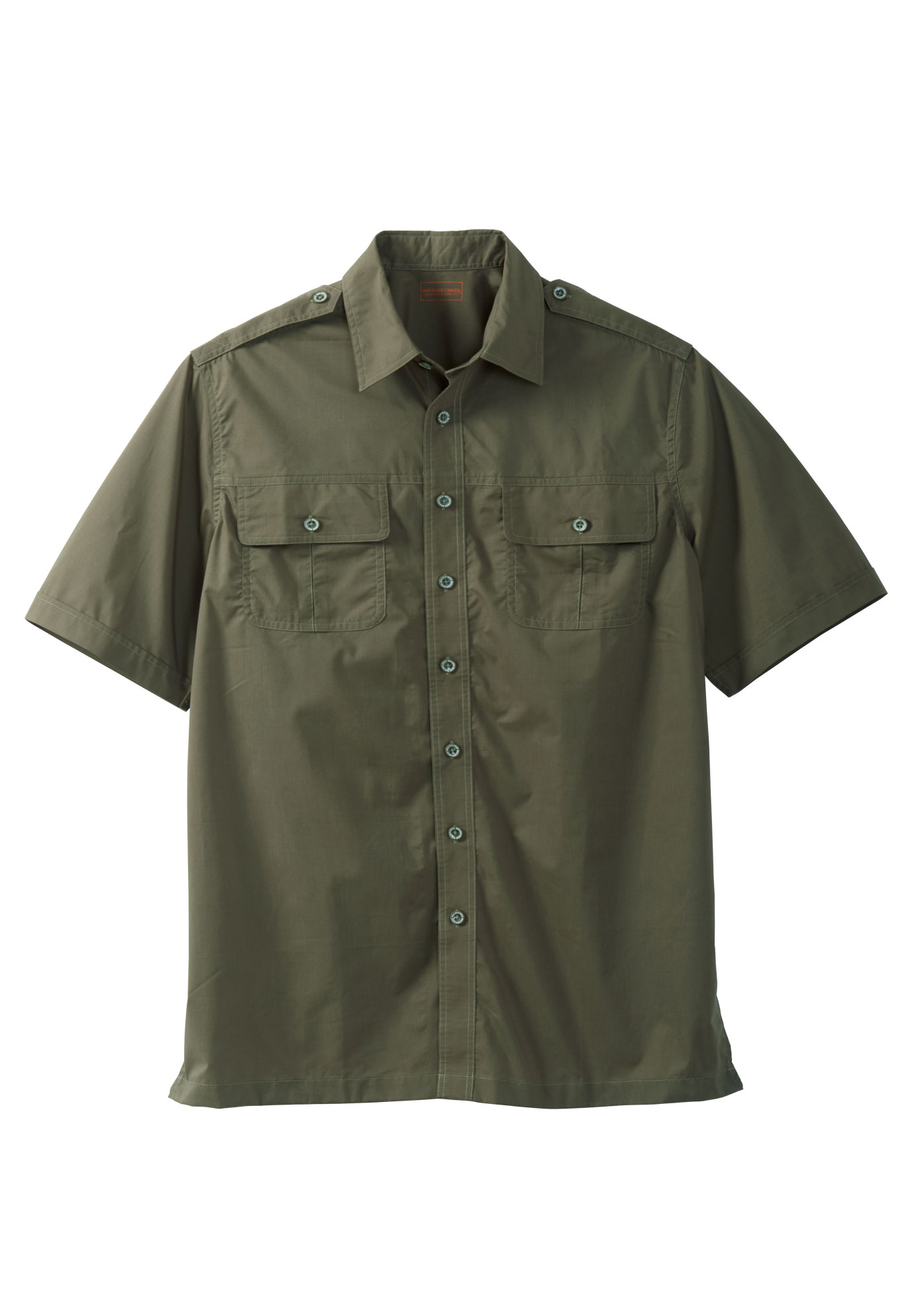 Boulder Creek by Kingsize Mens Big /& Tall Short Sleeve Pilot Shirt by