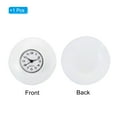 thumbnail image 3 of Wall Clock Mini Cute Bathroom Mirror Suction Waterproof Shower Clock, White, 3 of 7
