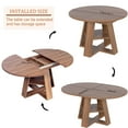 thumbnail image 6 of Extendable Round Dining Table, odern Kitchen Oval Dining Table Oval Kitchen, Dining Room Table, 6 of 7