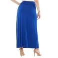 thumbnail image 2 of MOA COLLECTION Women's Ultra Comfort Stretch Maxi Skirt Relaxed Fit for Everyday Elegance, 2 of 4