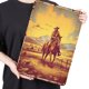 thumbnail image 2 of Placa Metal Vintage West Cowboy Pintura Hierro Rectangular Barra Pared 30x40cm, 2 of 9