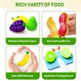 thumbnail image 5 of SaveJoy 32pcs Play Food Set for Kids with Storage Box, Kitchen Pretend Play Toys, Cutting Velcro Fruits & Vegetables, Learning Educational Gift for Toddlers, 5 of 6