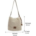 thumbnail image 2 of CAILDANL Summer Knitted Shoulder Bag bags for 2025, Bohemian Hobo Beach bag Casual Designer Purse for Women, 2 of 8