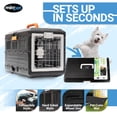 thumbnail image 2 of Mirapet Pet Carrier, Collapsible Portable Kennel for Small Cats or Dogs, 21", 2 of 8