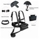 thumbnail image 4 of Eigraketly Cinturón de entrenamiento de esquí ajustable para niños, fuerte y duradero, con asa y mochila fácil Accesorios de cámara y óptica Bolso negro, 4 of 6
