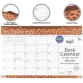 thumbnail image 2 of See It Bigger Leopard Print Desk Pad Calendar, 11" x 17", 15-Month (Oct 2026 - Dec 2027), 2 of 5