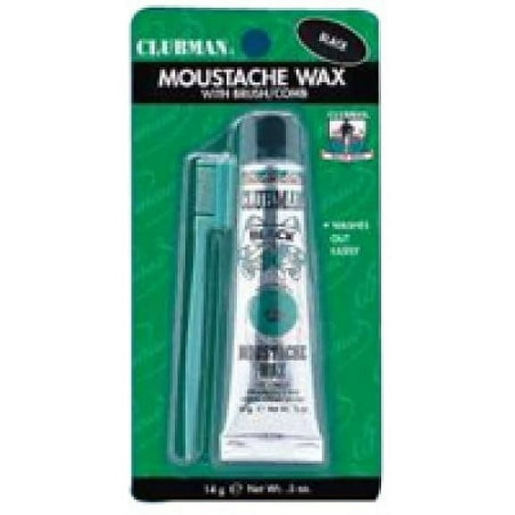 Clubman Moustache Wax Black 0.50 Oz
