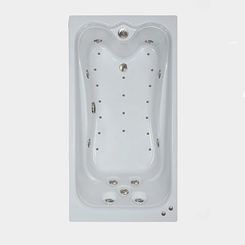 WaterTech Acrylic 66 in. x 36 in. Elite Series DropIn Whirlpool and