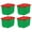 Green, variant on IRIS USA 11.5Gal/46Qt 4 Pack All-Weather Heavy-Duty Stackable Storage Plastic Bin Tote Container with Quick Snap Lid, (20" L x 15" W x 14" H), Navy