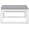 thumbnail image 2 of Hawthorne Pouf Patio Extérieur Collection en Blanc et Gris, 2 of 2