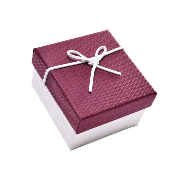 Qarigey collar caja de almacenamiento a prueba de polvo colgante organizador reloj pendiente joyería titular organizador para dormitorio Ropa, zapatos y accesorios Miscelánea rojo blanco Qarigey AP018345-02