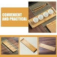 thumbnail image 4 of Bamboo Serving Tray Decorative Tea Platter Natural Style Tea Serving Tray Rectangular Tea Tray, 4 of 6