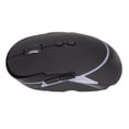thumbnail image 2 of Ratón inalámbrico para juegos con 3 niveles de DPI ajustables, retroiluminación RGB, diseño ergonómico, recargable de 2,4 G, 2 of 14