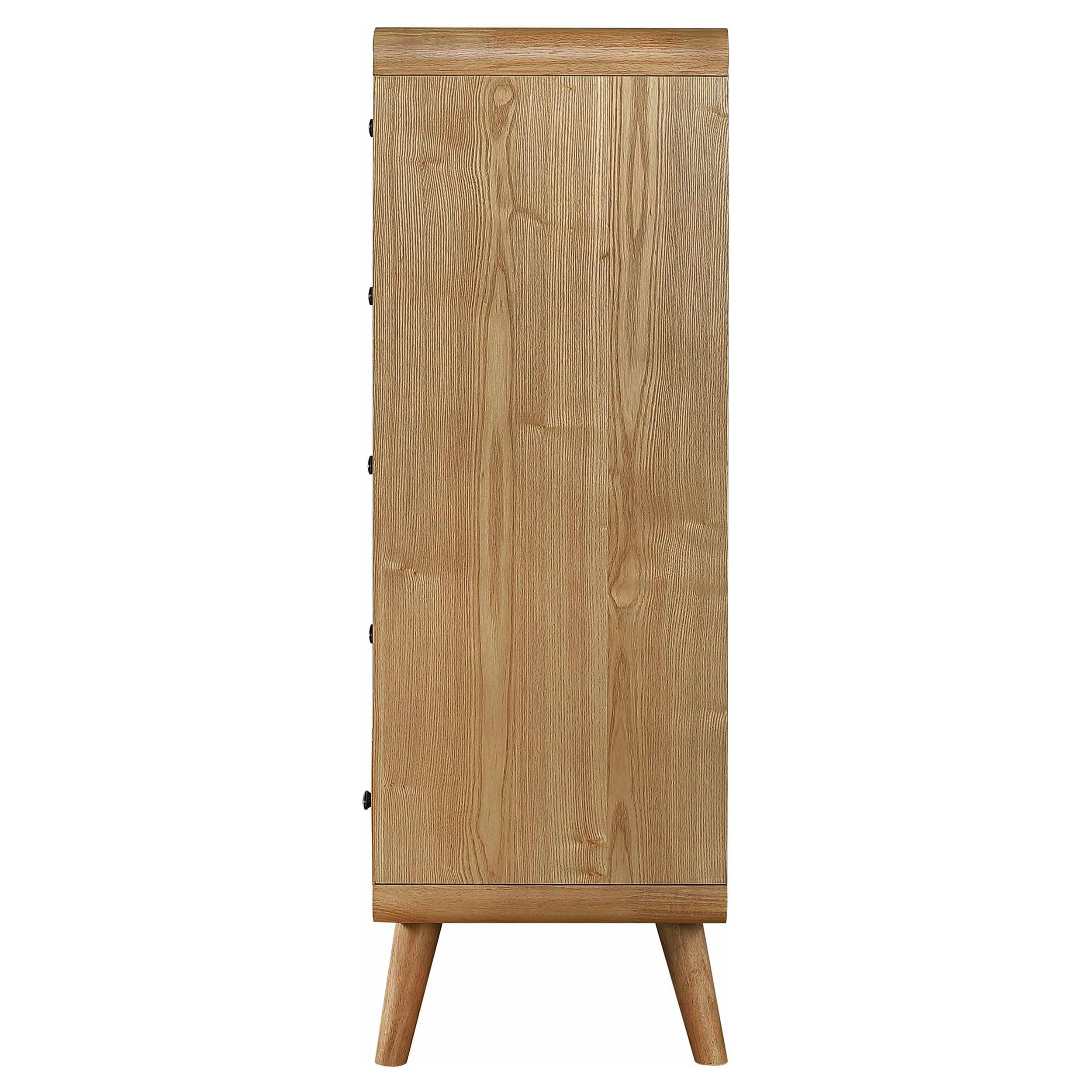 Robyn 5-drawer Bedroom Chest of Drawers Light Ash