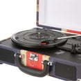 thumbnail image 3 of Victrola The Journey Bluetooth Suitcase Record Player with 3-speed Turntable (Union Jack), 3 of 12