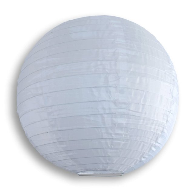 Farol Quasimoon de nailon blanco de 41 cm, resistente, colgante