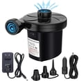 thumbnail image 2 of KARLSITEK Portable Electric Quick Air Pump with 3 Nozzles for Air Mattresses Beds Swimming Ring Inflatable Pool, 2 of 6