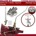 thumbnail image 1 of American Shifter  4L60 Shifter Kit Chrome 23 in. Swan E Brake Trim Kit Dipstick for F5D45, 1 of 1