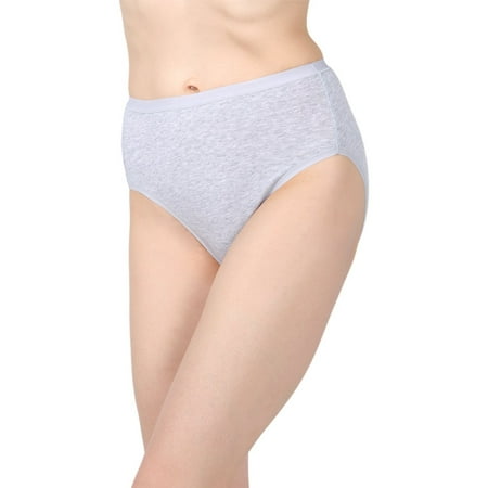 

MeMoi Ladies Combed Cotton Basic Brief Underwear 3-Pack - Womens - Female