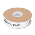 thumbnail image 2 of 2.5cm Satin Ribbon Roll, 45yd Printing Just for You Polyester for Crafts,Gift Wrapping,Sewing,Wedding, Christmas Decor, 2 of 8