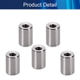 thumbnail image 4 of HUGFEGWE Round Connector Nuts Rod Coupling Nut Threaded Sleeve Rod for Continuous Threaded Rod 5PCS CJB91-25828, 4 of 5