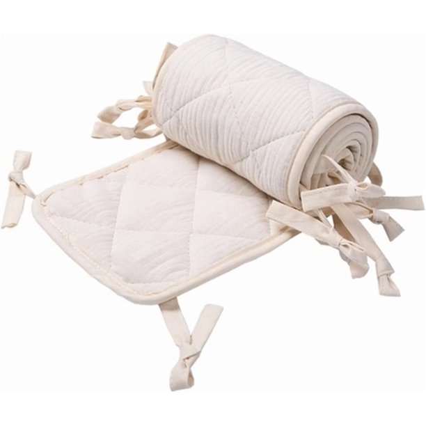 Funda para barandilla de cuna, algodón grueso, cojín para cuna, protector de cuna, almohadas, decoración para habitación de recién nacidos, protectores de cuna transpirables (color: 3, tamaño: 15