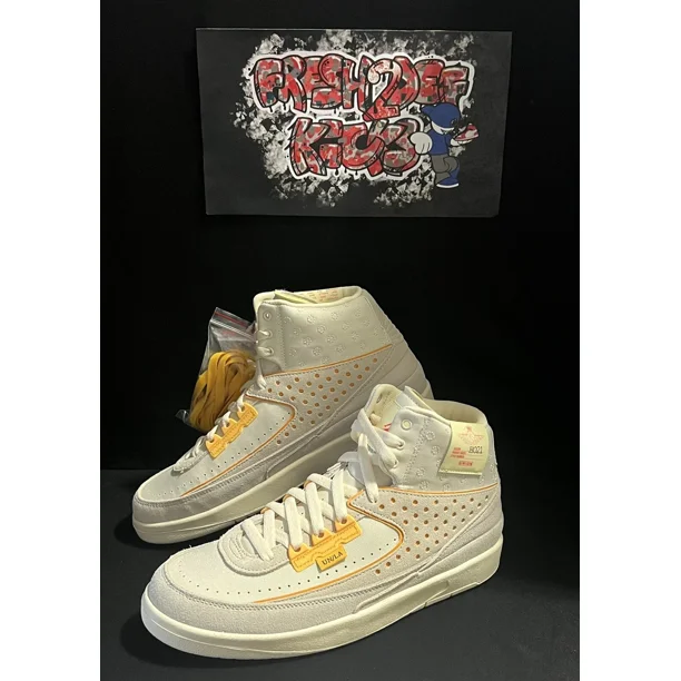 Ni - ke Air Jordan 2 Retro Sp Rattan x Union Men Size 8M- Fast Shipping