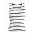 thumbnail image 3 of Tank Tops for Women Summer Sleeveless Tops Ribbed Slim Fitted Scoop Neck Basic Shirts 2026 Summer Fashion Clothing(White,XL), 3 of 3