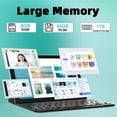 thumbnail image 3 of Tablets Android 14, 2 in 1 Tablet with Keyboard, 10 inch Tablets, 8GB+64GB/1TB Expand, 2.4G+5G+Wi-Fi 6, 3 of 7