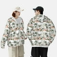 thumbnail image 6 of Balery Flamingo Palm Trees Men's Women's UPF 50+ Sun Protection Lightweight Hoodie Performance Long Sleeve Shirt for Fishing Running-3X-Large, 6 of 9