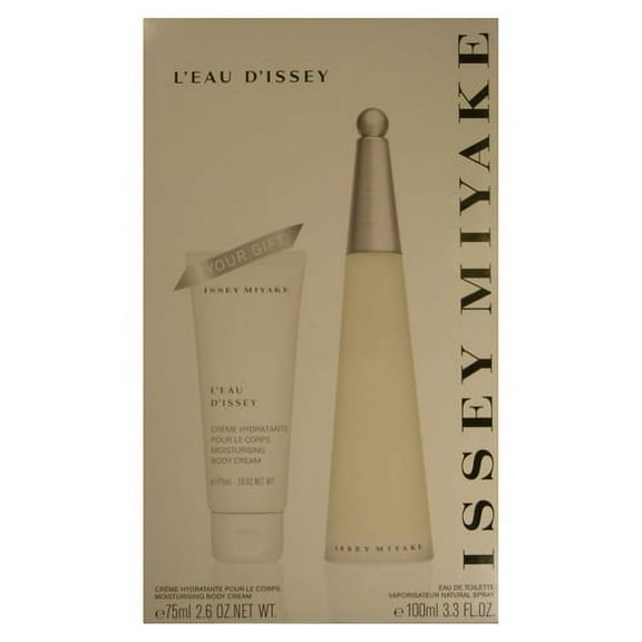 Issey Miyake GSWISSEYMIYAKE2PC34B 2 Piece Gift Set - 3.3 oz Eau De Toilette Spray, 2.6 oz Body Cream for Women