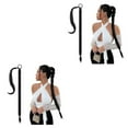 thumbnail image 1 of yingyy Hair Trend Ponytail Extension For DIY Braids Braided Ponytail Extension Coronet Braid Switch black 2Set, 1 of 6