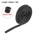 thumbnail image 3 of Fiberglass Heat Wire Shield Sleeve Heat High Temp Shield Adjustable 10ft 10mm 3/8" Black for Car Wire Loom Protection, 3 of 6